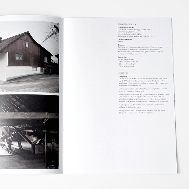 Immobilien-Dokumentation Innenseite