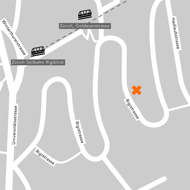 Anfahrtsplan Zürich